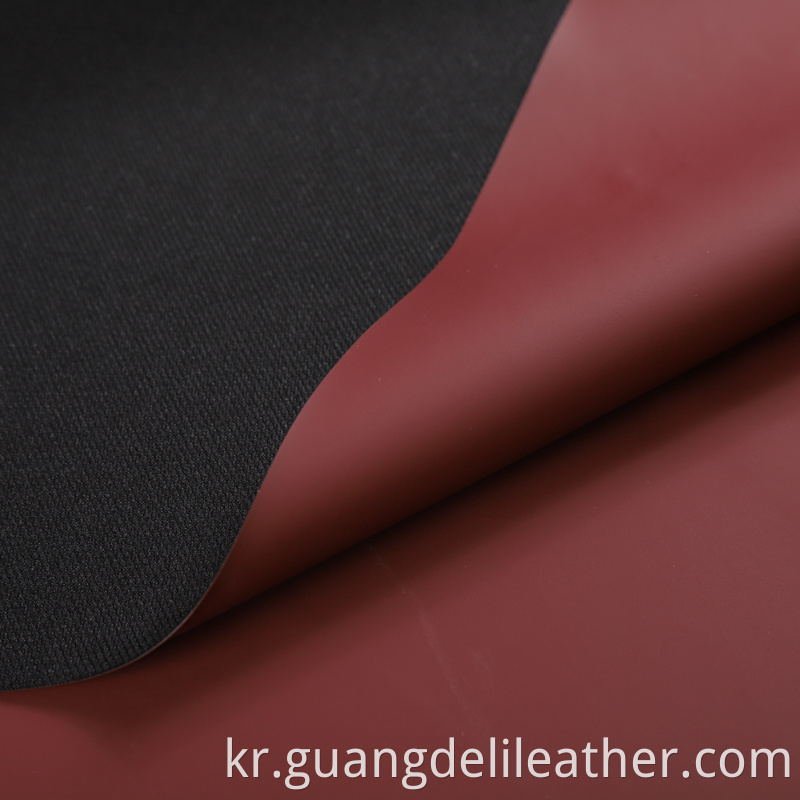 Soft Hand Feeling Pvc Synthetic Leather